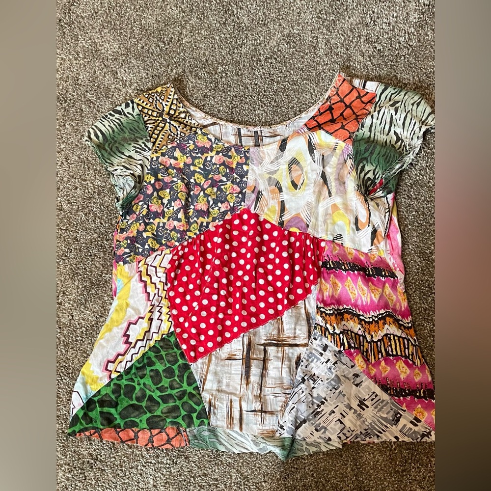 Colorful Patchwork Shirt